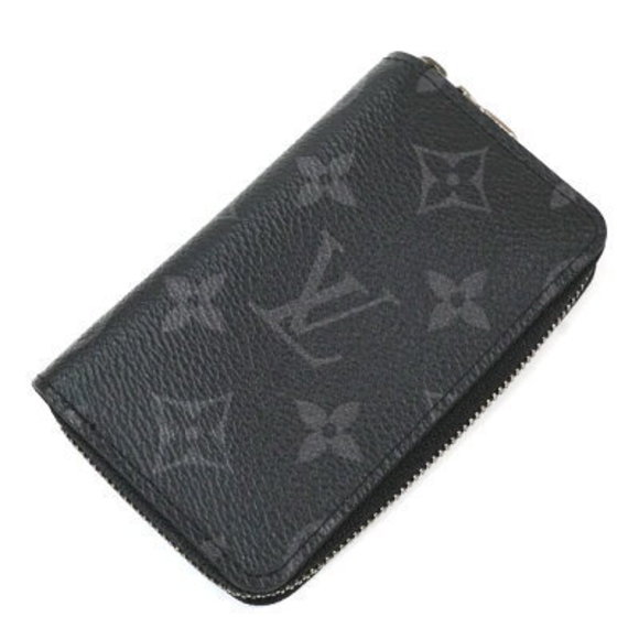 Louis Vuitton Zippy Coin Vertical Monogram Eclipse Black Case - Picture 1 of 9